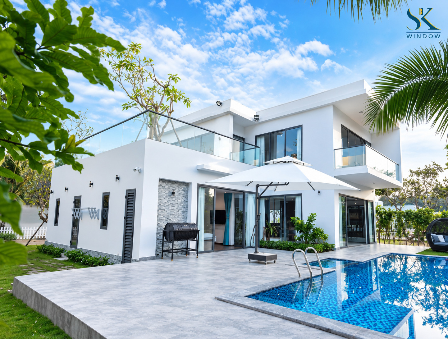 Hoàn thiện vách tắm kính cường lực cao cấp